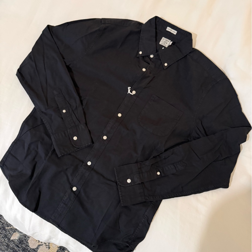 J. Crew black Button-Up Shirt